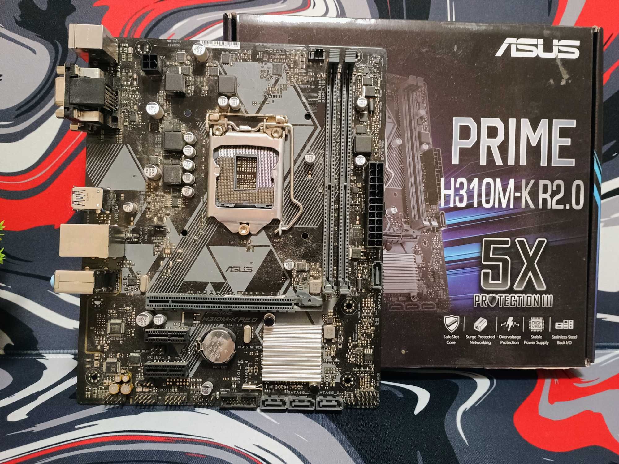 Комплект Asus Prime H310M-K +  12 Gb ОЗУ DDR4 + Intel Core i3-9100F