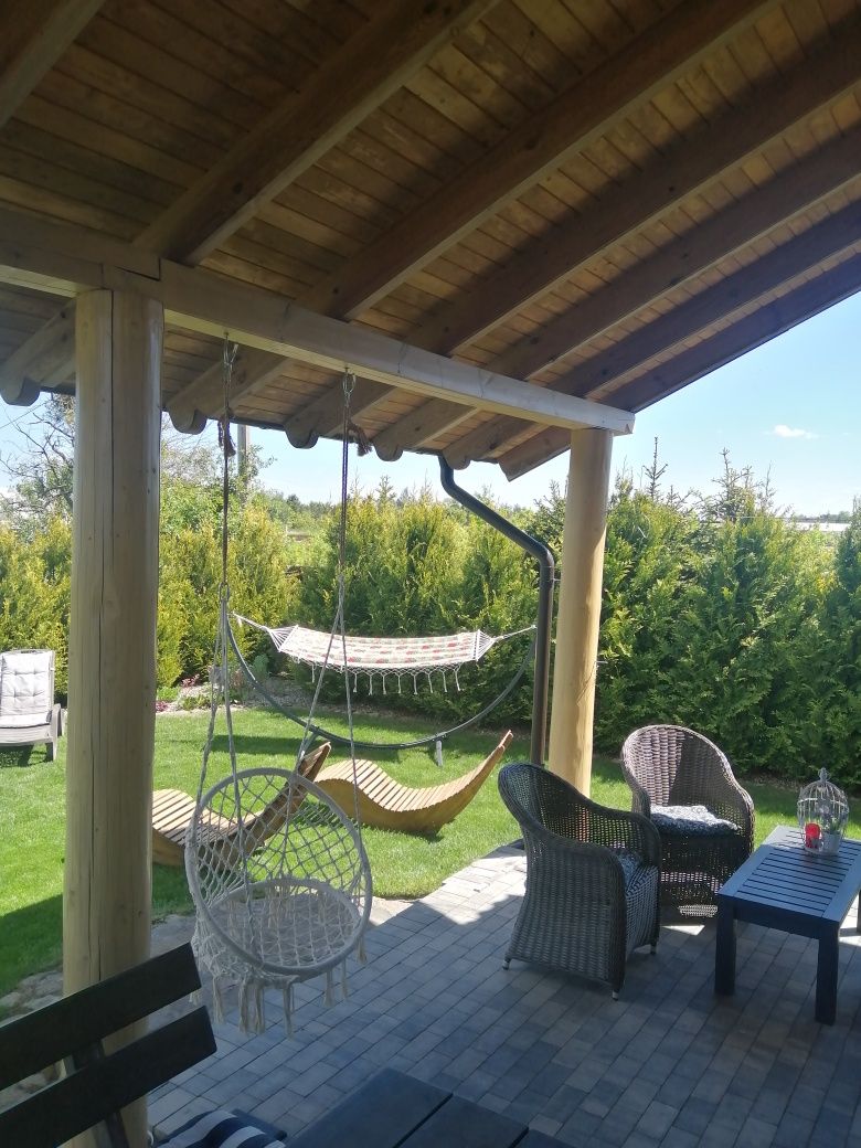 Mazury Mikołajki domek  nad jeziorem, jacuzzi, sauna,11 osób