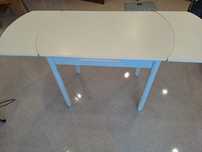 Mesa de cozinha branca extensível