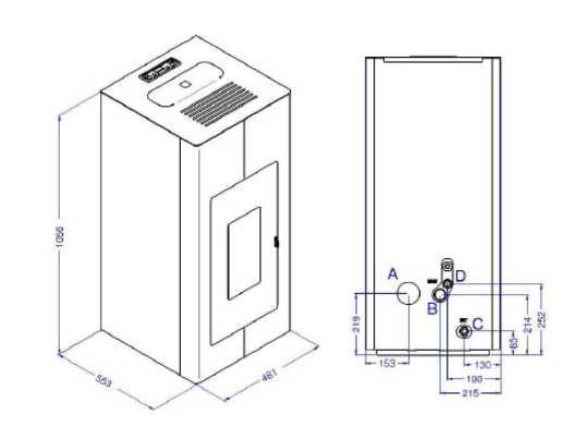 PIECYK NA PELLET Eva Calor Ilaria Hydro 17,5kW