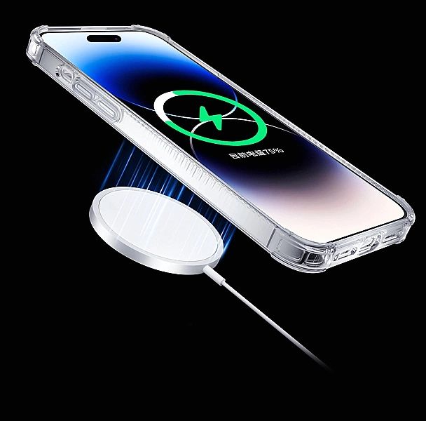 Kingxbar PQY Go Out Series magnetyczne etui iPhone 14 Pro MagSafe czar