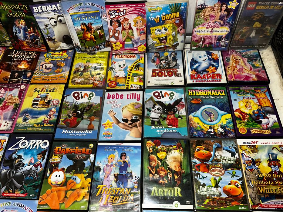 Bajki dla Dzieci na DVD - 88 sztuk ! +  GRATIS !