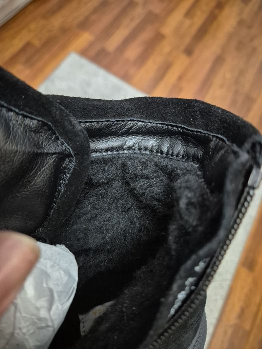 Зимові чоботи жіночі  Нові натуральна замша 40 р.