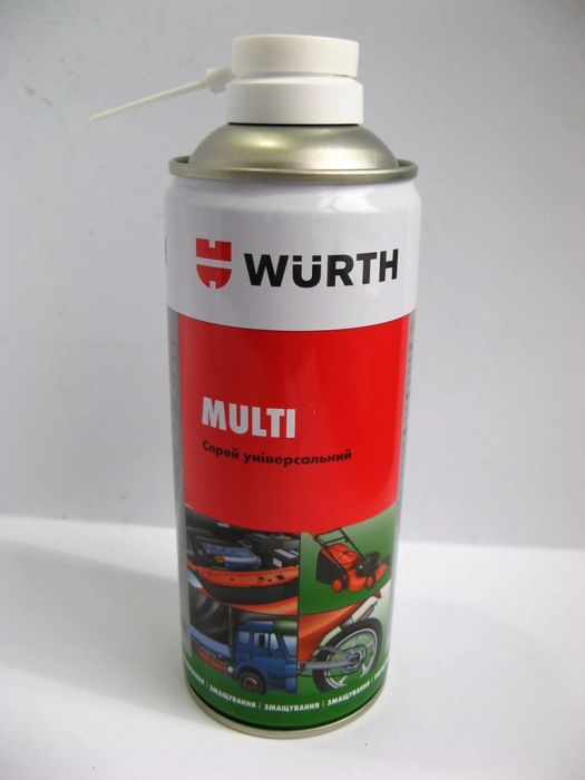 Спрей-смазка та очисник універсальний MULTI Wurth 400ml/500ml (wd-40)