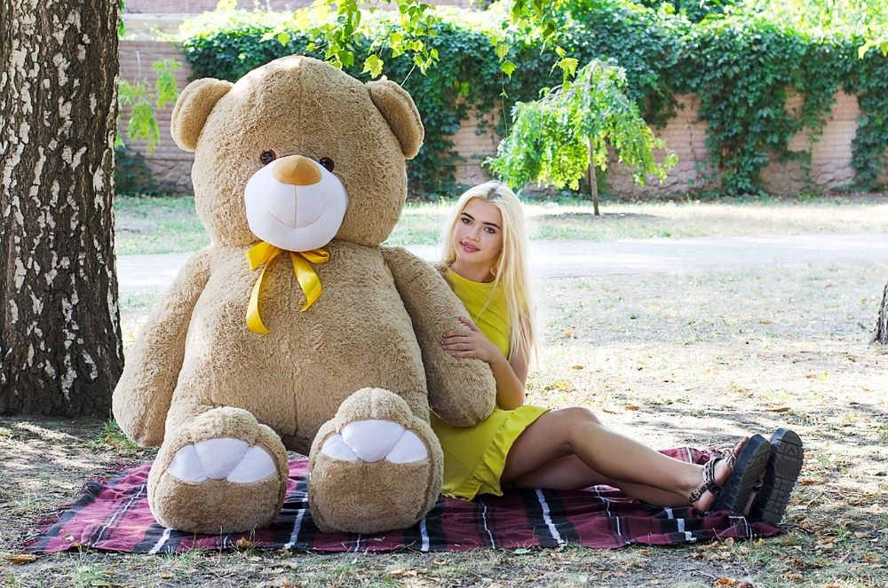 Величезний м'який ведмідь. Велике ведмежа Ветлі 200 см РОЗПРОДАЖ!