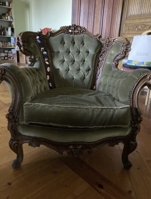 barokowa sofa i fotele