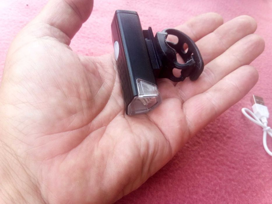 Фара велосипедная 3 режима аккумулятор вело фонарь LED