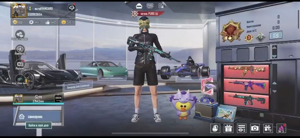 Міссія открита, FULL Кеп, Х-костюм Ворон, 7 FULL пушок та спорткари