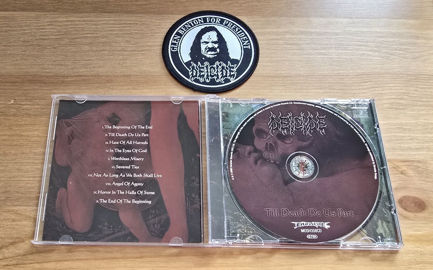 Deicide Till Death Do Us Part CD *NOWA* 2008 Limit Edit Patch Naszywka