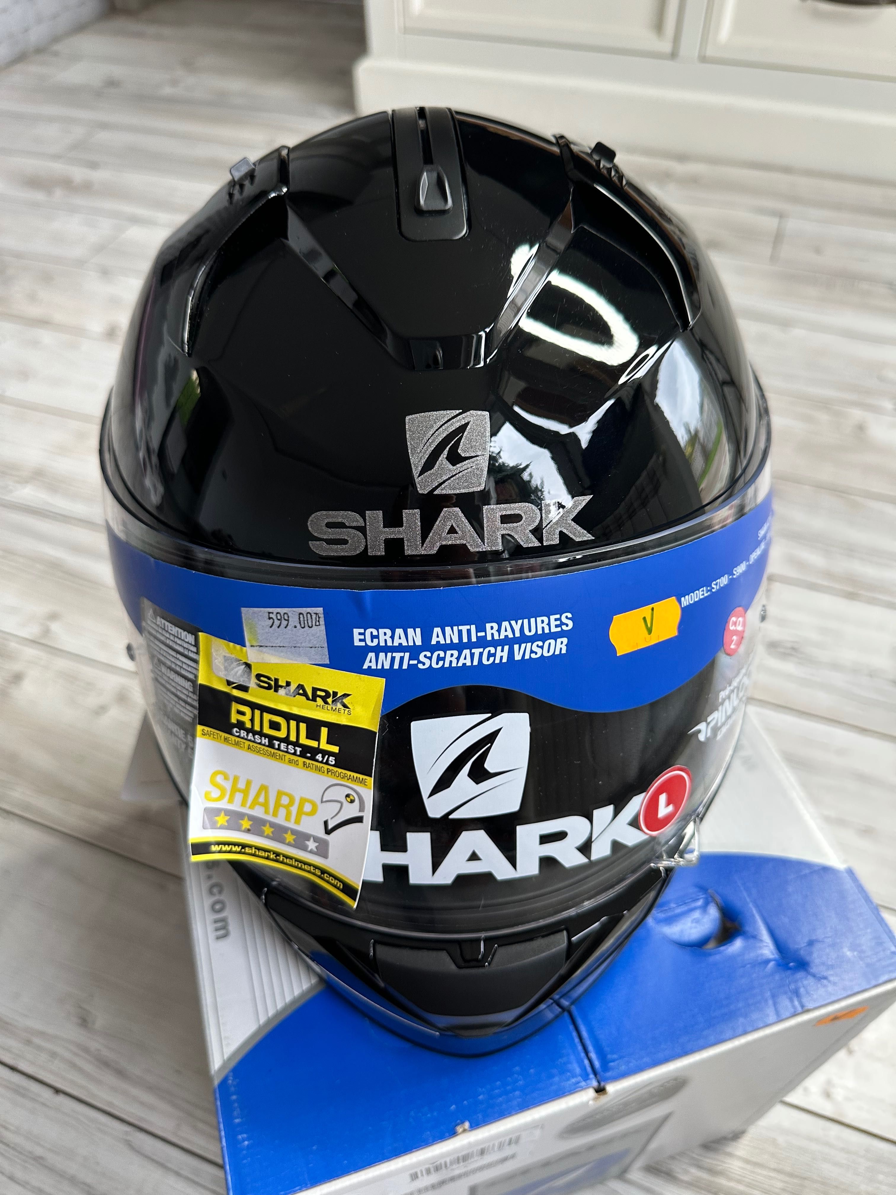 Kask motocyklowy Shark Ridill Blank roz.L