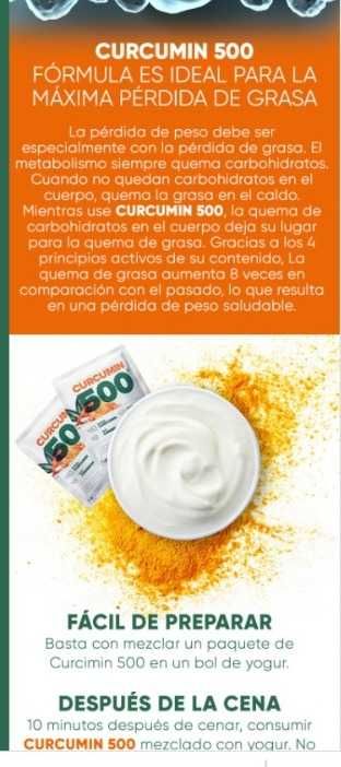 Curcumin500 Perfeito para perder peso