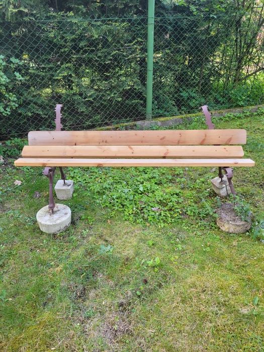 ławka ogrodowa nowe deski