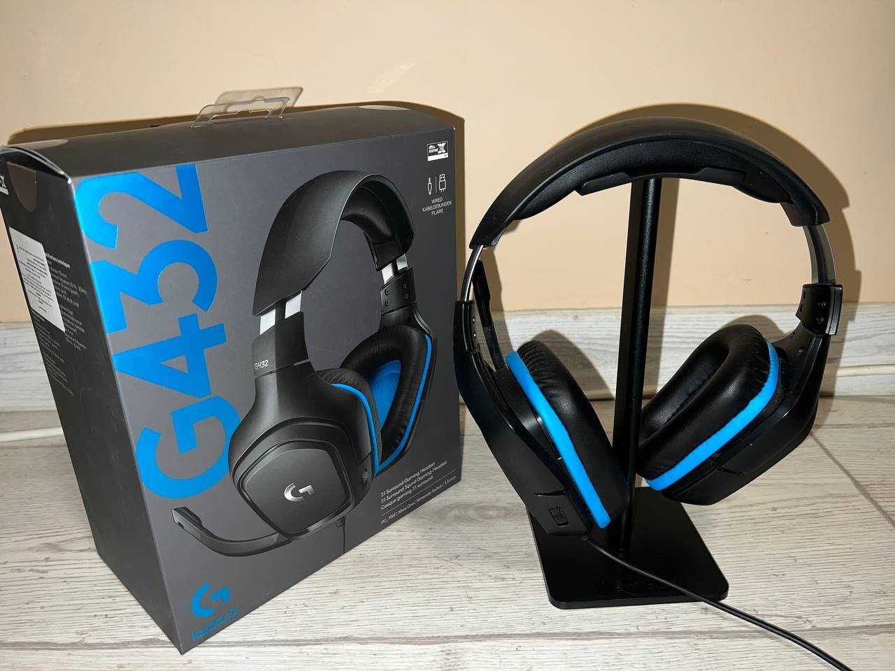 Навушники Logitech G432 + Підставка