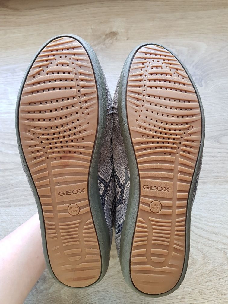 Sneakersy Geox, skórzane, rozmiar 38