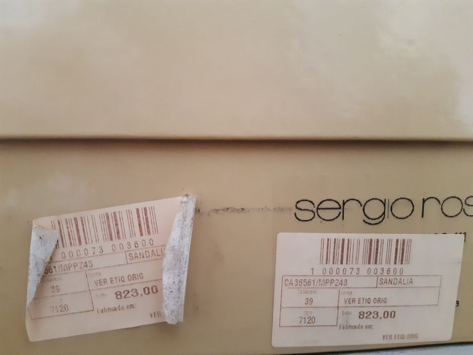 Sandálias de piton Sérgio Rossi - 39