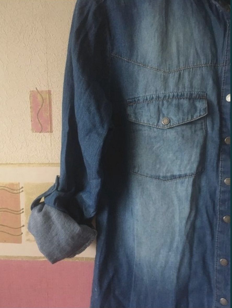 NEW YORKER koszula jeansowa rozpinana bluzka dżinsowa Xs / s  Nowa