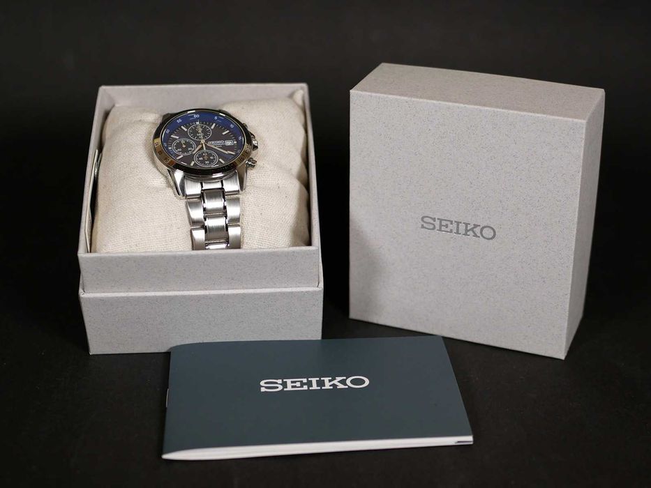Seiko SBTQ071 Blue Spirit з хронографом Ø40 мм