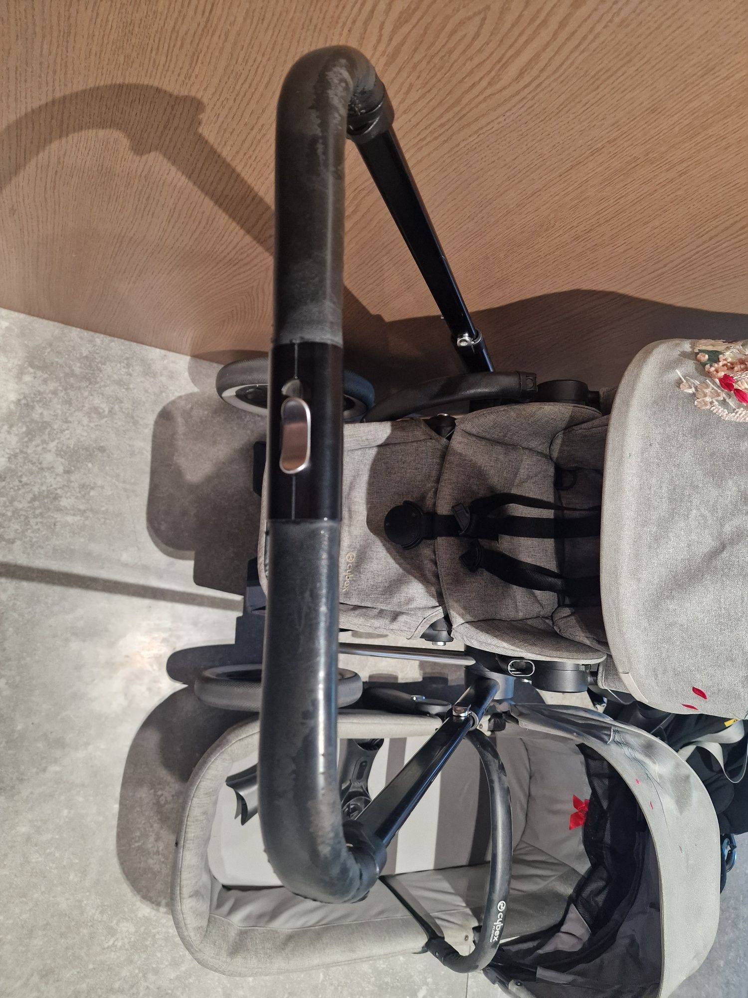 Cybex zestaw komplet wózek gondola spacerówka nosidło isofix