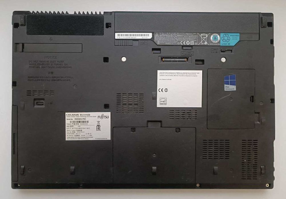 Workstation Fujitsu Celsius H730 i7 4700MQ/24GB/960GB SSD/nVidia 2Gb