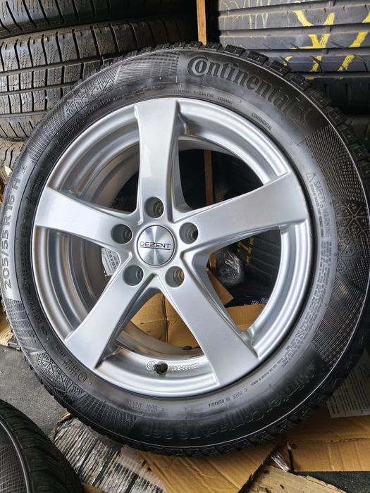 Диски VW Golf Jetta Caddy Skoda Octavia R16(5*112)+205/55/16 шини зима
