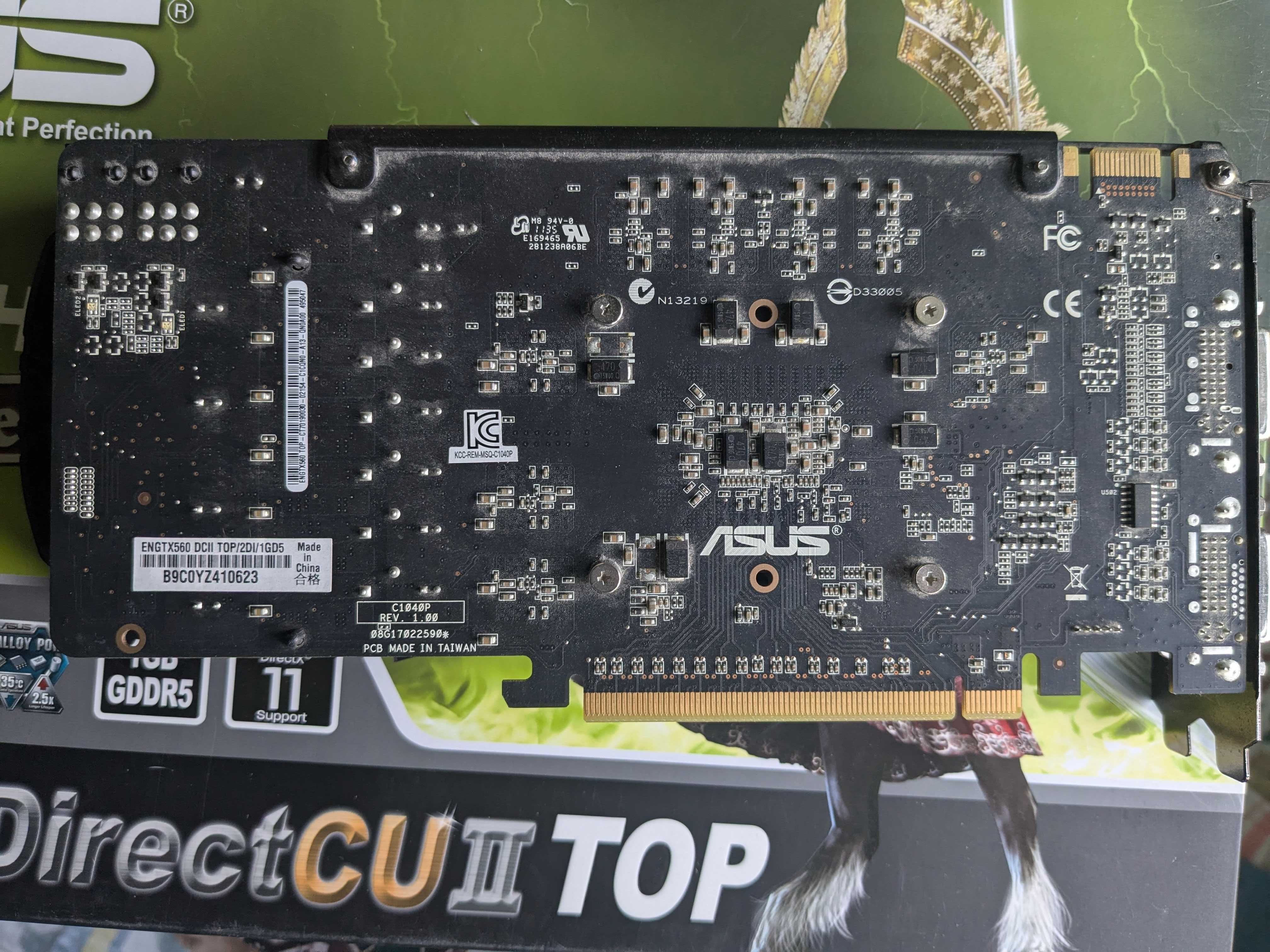Відеокарта робоча ASUS GeForce GTX 560 TI DCII TOP