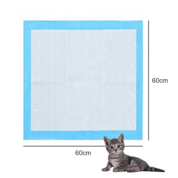 Podkłady Higieniczne Todo  dla Psa Kota 60x60 cm 80 szt - Superchłonne