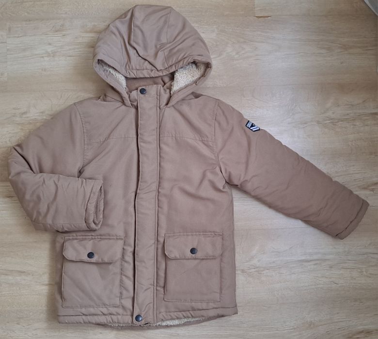 Kurtka zimowa chłopięca ocieplana 140