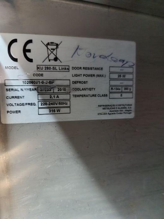 Холодильник. Холодильна шафа. NordCap. KU-280-SL Links