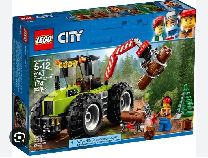 Traktor leśny lego