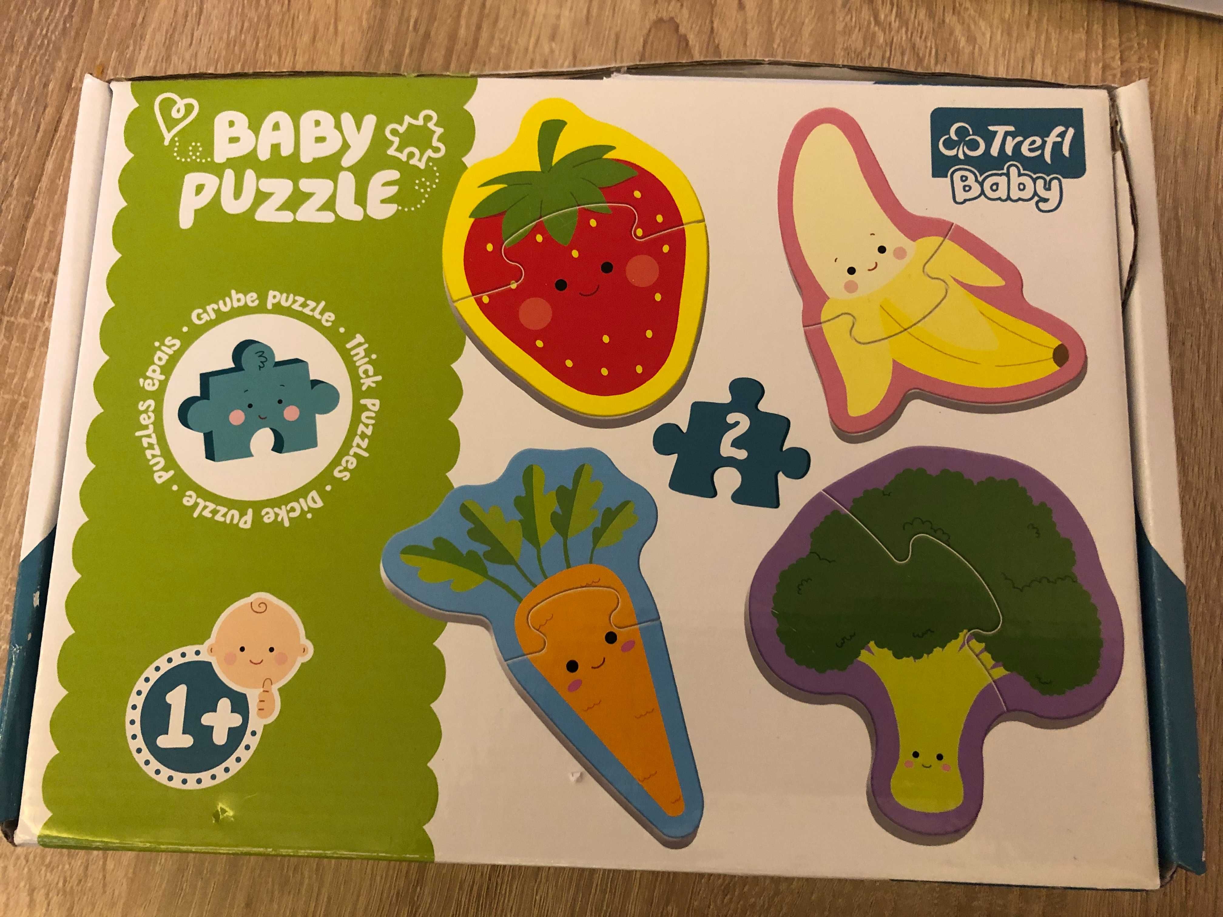 Pierwsze puzzle dla dzieci duże elementy Montessori
