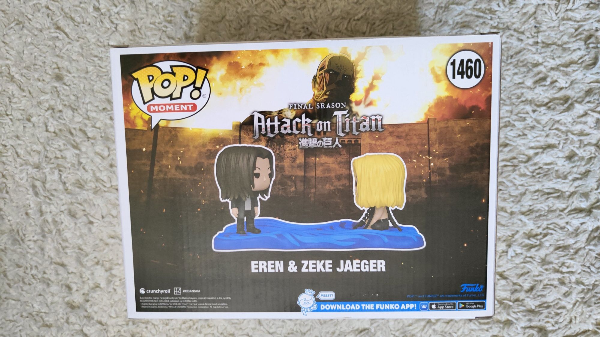 Nowe Funko Pop 1460 Eren & Zeke Jaeger Moment Attack on Titan