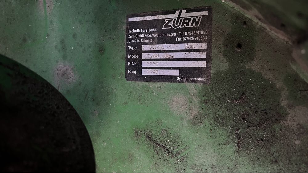 Ріпаковий стіл Zürn/John Deere