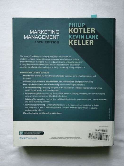 Philip Kotler, Kevin Lane Keller "Marketing Management"