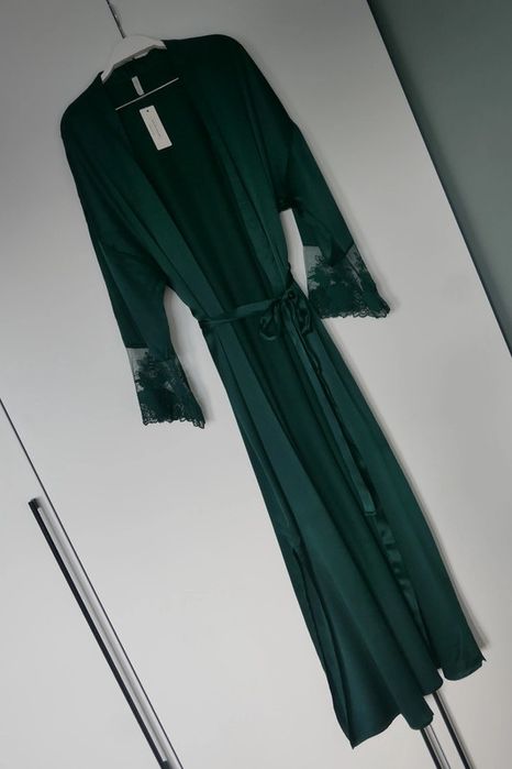 Intimissimi długi szlafrok z jedwabiu S/M