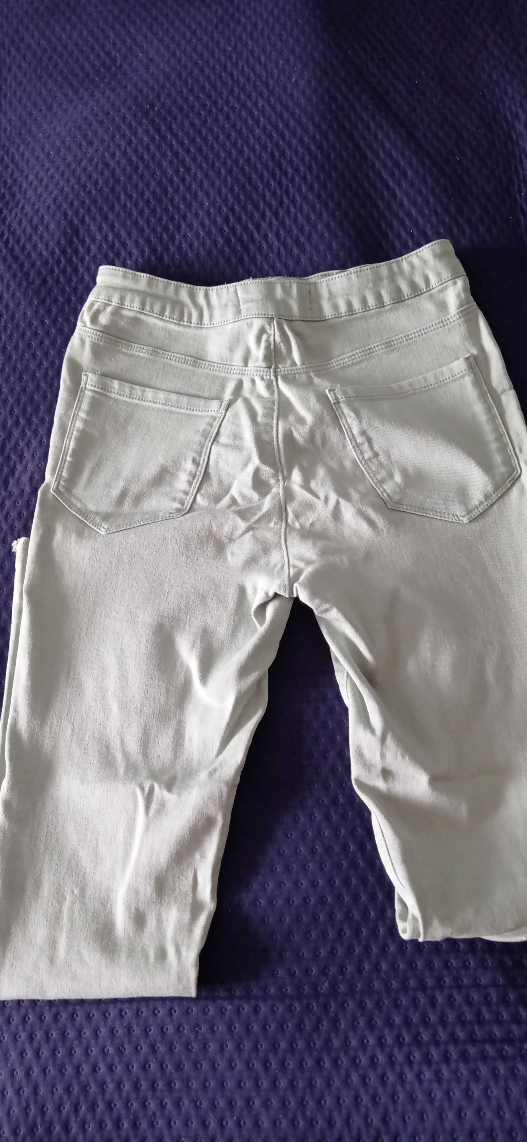 ZARA, r.164, 13/14 l. Pistacja, regulacja w pasie.