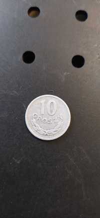 Moneta 10gr z znakiem mennicy PRL 1973r