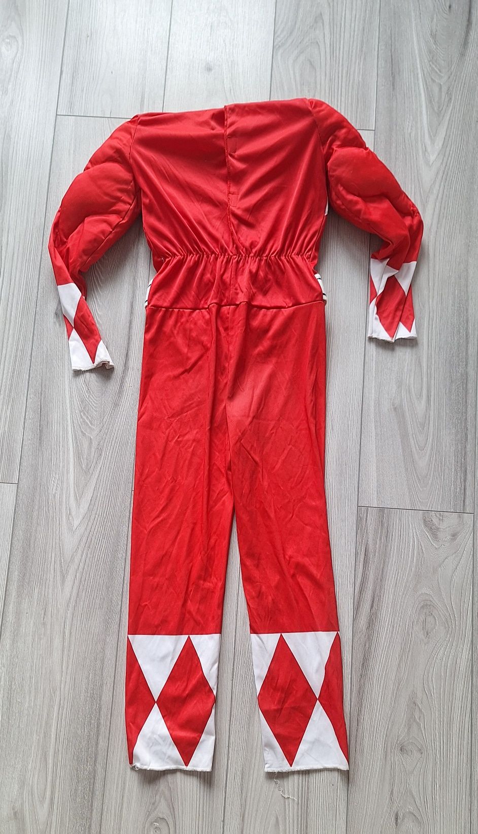 Strój Red Ranger Classic Muscle rozm. M (7-8 lat) - licencja