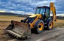 Usługi Koparko-ładowarką JCB 4CX -Prace ziemne