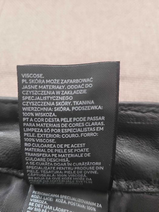 Nowa spódnica  ołówkowa długa skóra naturalna (bez metki papierowej).