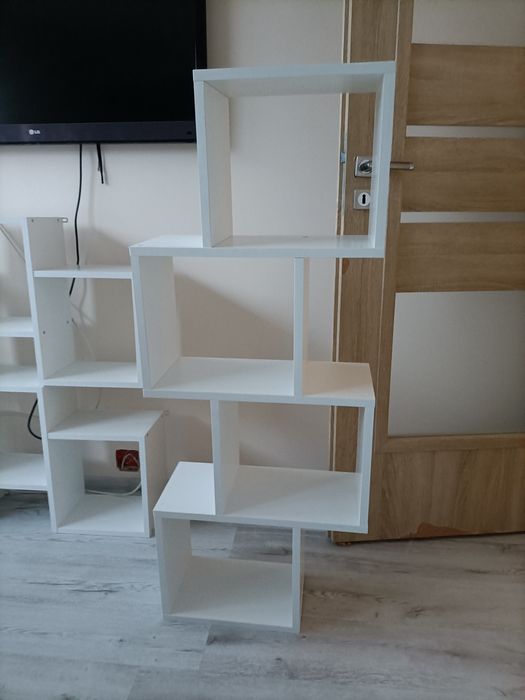 Sprzedam 4 skandynawskie nowoczesne półki regały na przemian