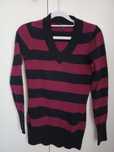 Pullover Malha GANT - Rosa escuro e Azul - Novo - Tamanho XS