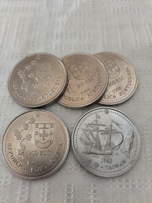 Moedas antigas Portuguesas descobrimentos - Taiwan