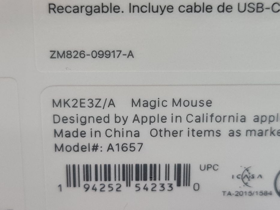 New Apple Magic Mouse 3 2021 Silver MK2E3