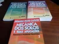 Mecânica dos Solos e Suas Aplicações - 3 Volumes de Homero P. Caputo