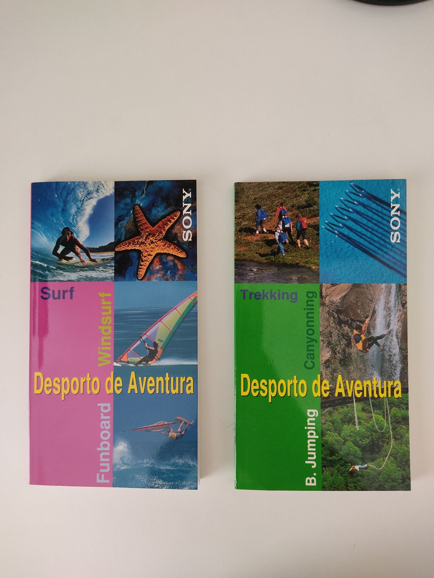 Livros Sony "desporto de aventura" 1€ unidade