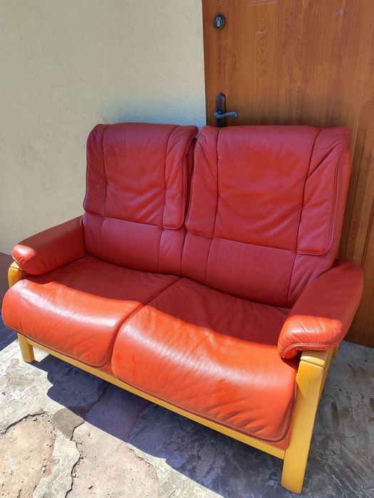 Sofa skórzana relaksacyjna