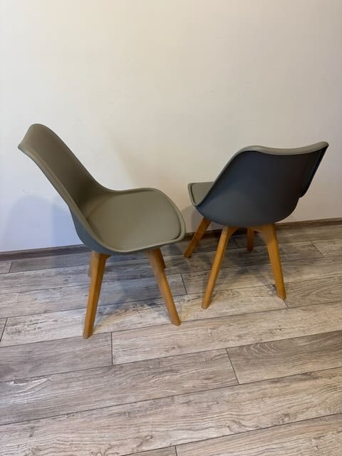 Krzesło skandynawskie do kuchni, salonu jadalni, komplet 4 sztuk