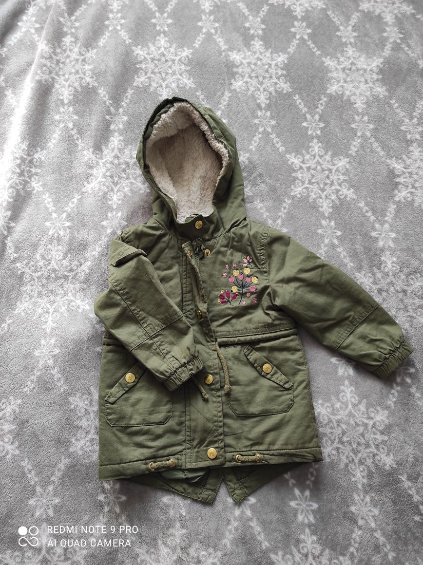 Kurtka parka rozmiar 92