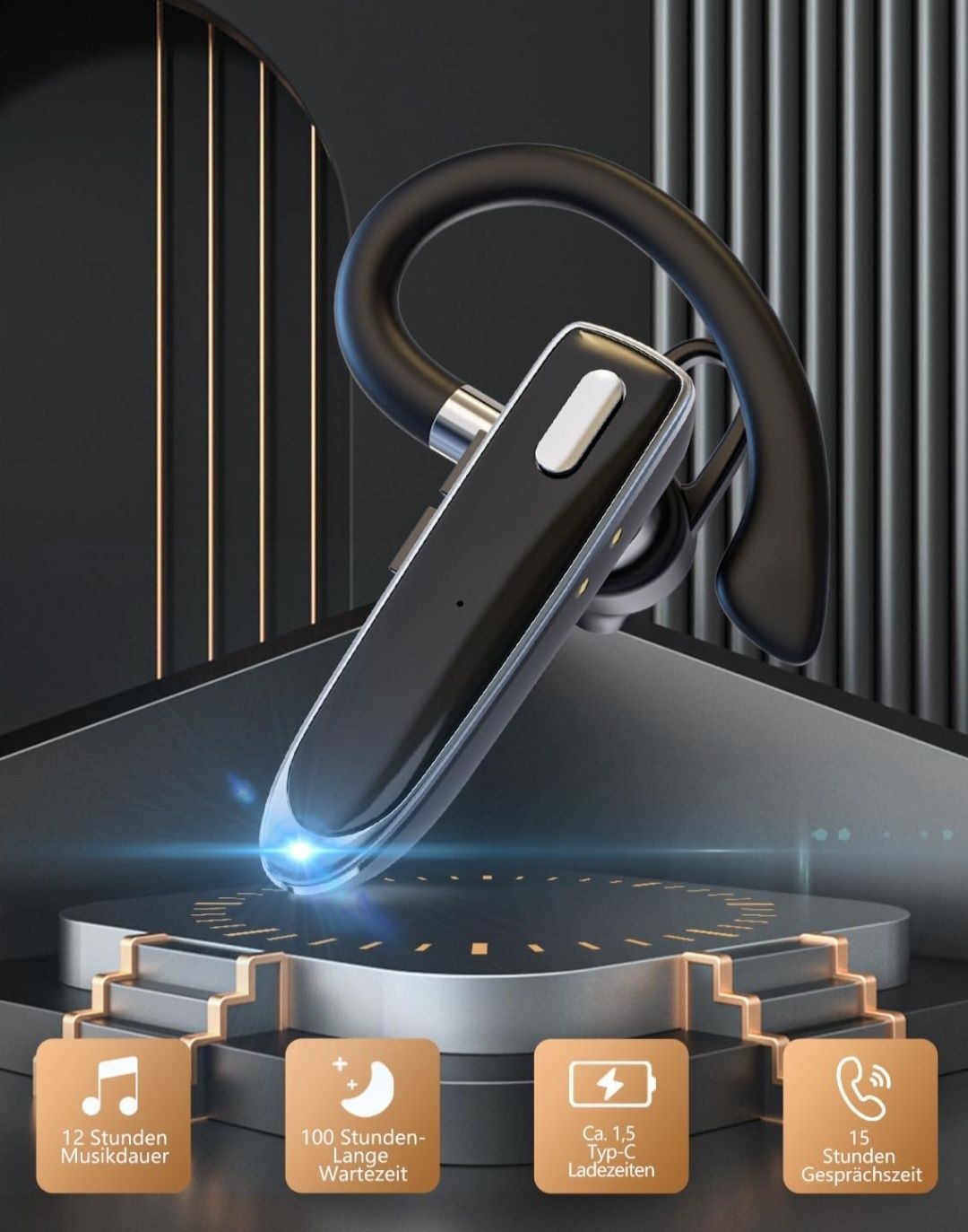 Boytond Zestaw słuchawkowy Bluetooth