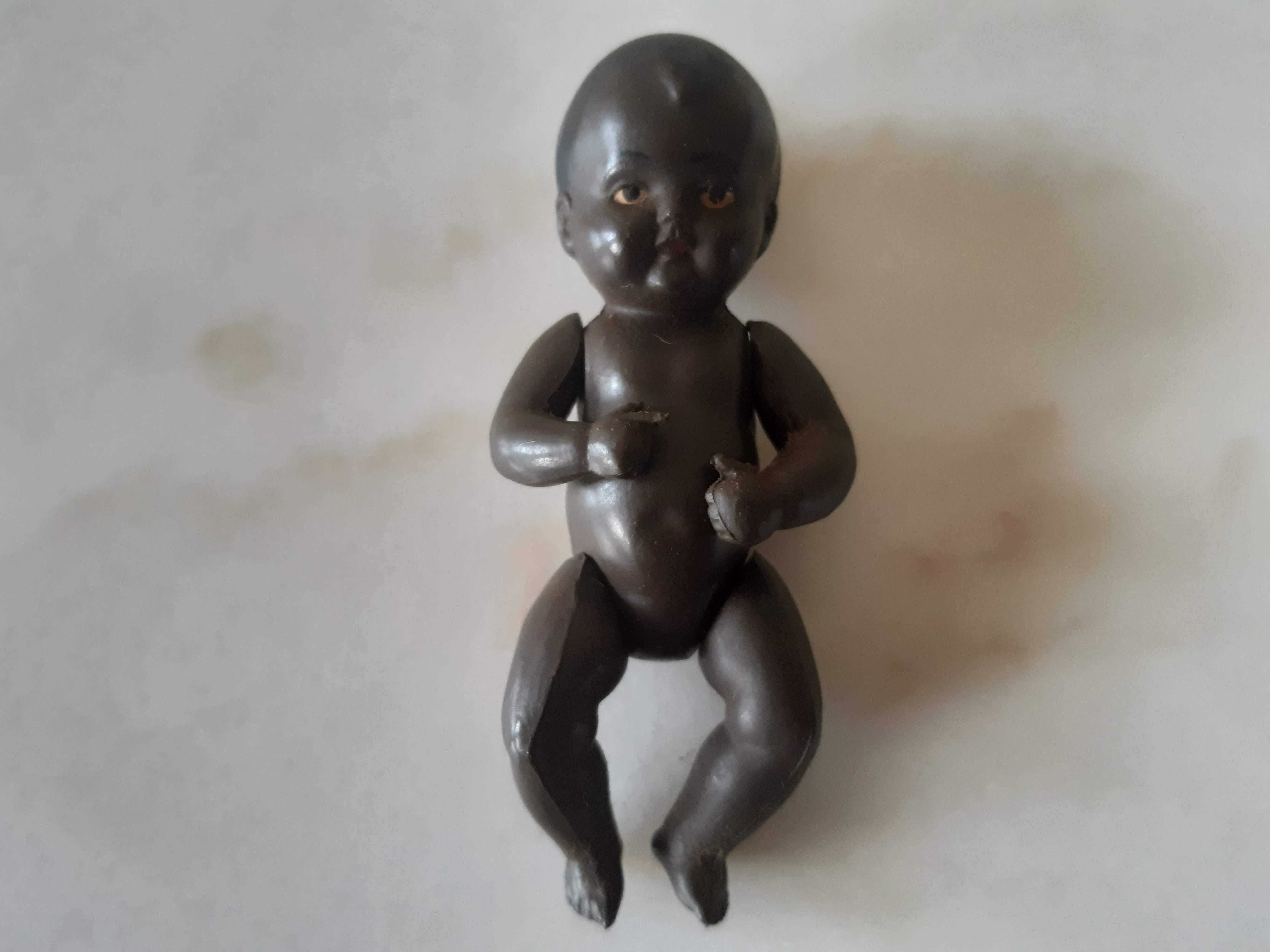 Boneco negro, antigo, tartaruga, Anos 40, raro